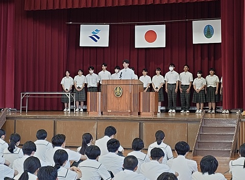 就職結団式