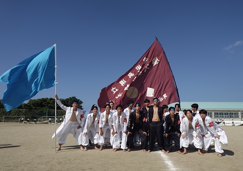 ３年応援団集合