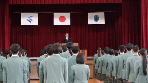 1学期始業式 1学期始業式